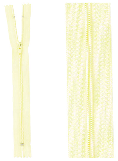 close end zipper -lemon yellow color 503