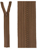 open end zipper  -  mocha color 568