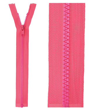 open end zipper  -  fuchsia color 516