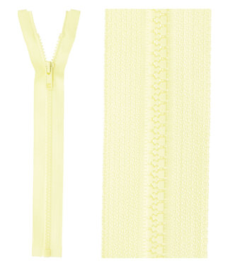 open end zipper - lemon yellow color 503