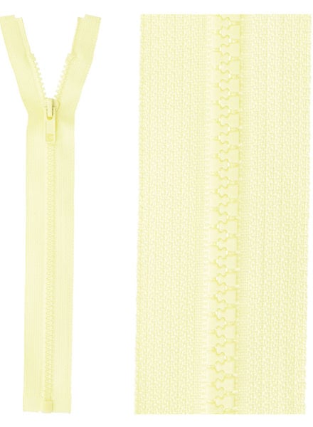 open end zipper - lemon yellow color 503