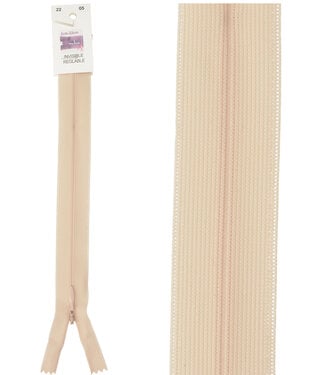 invisible zipper - powder pink color 05