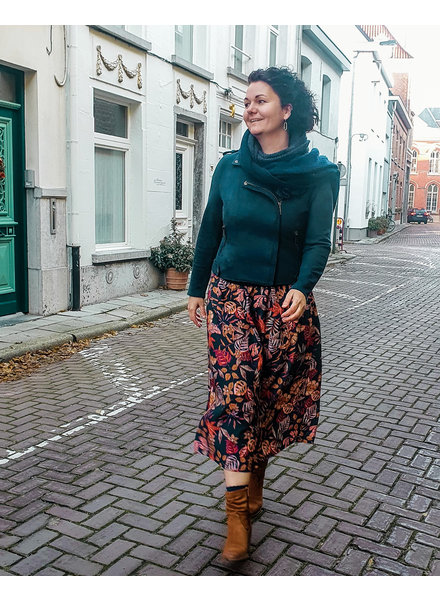 Een fleurige maxi rok!