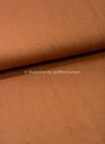 M. cognac- 100% linen