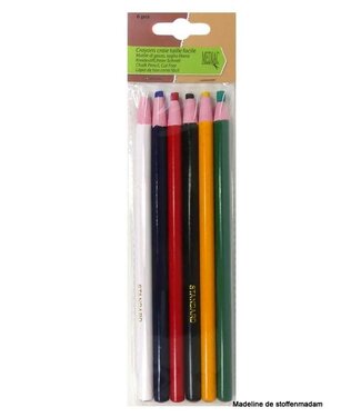 6 marking crayons - mixed
