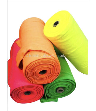 neon orange - ribbing