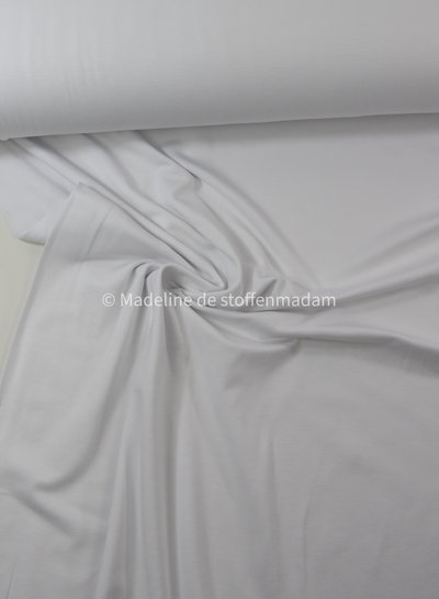 Madeline white  - bamboo jersey