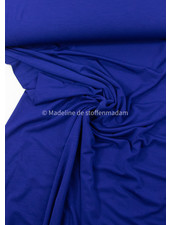M kobaltblauw - bamboe tricot
