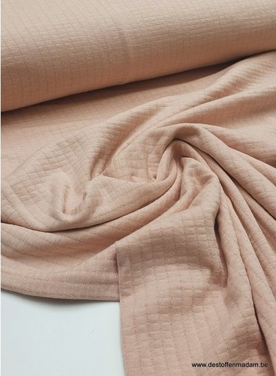 dusty pink - double gauze stretch - baby cotton