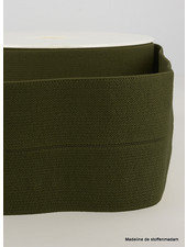khaki - elastic waist band pre-folded 30 mm