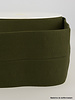 khaki - elastic waist band pre-folded 30 mm