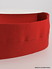 red -  elastic waist band pre-folded 30 mm