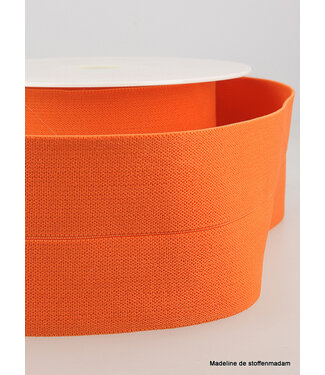 orange -  elastic waist band pre-folded 30 mm