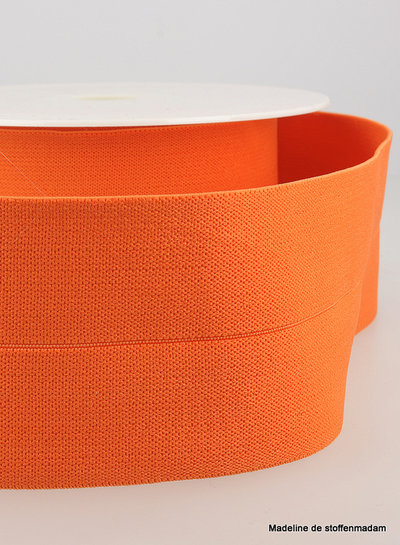 orange -  elastic waist band pre-folded 30 mm