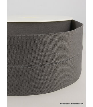 dark grey - elastic waist band pre-folded 30 mm