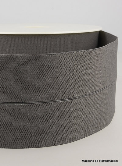 dark grey - elastic waist band pre-folded 30 mm