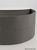 dark grey - elastic waist band pre-folded 30 mm