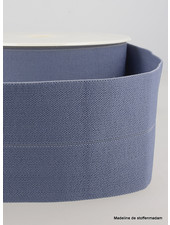 M. denim blue - elastic waist band pre-folded 30 mm