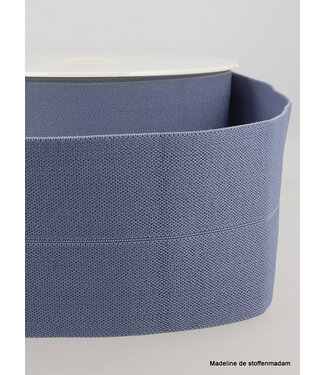 denim blue - elastic waist band pre-folded 30 mm