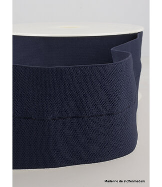 navy blue - elastic waist band pre-folded 30 mm