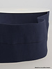 navy blue - elastic waist band pre-folded 30 mm