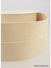 beige - elastic waist band pre-folded 30 mm