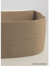 coffee - elastic waist band pre-folded 30 mm