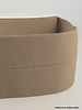 coffee - elastic waist band pre-folded 30 mm