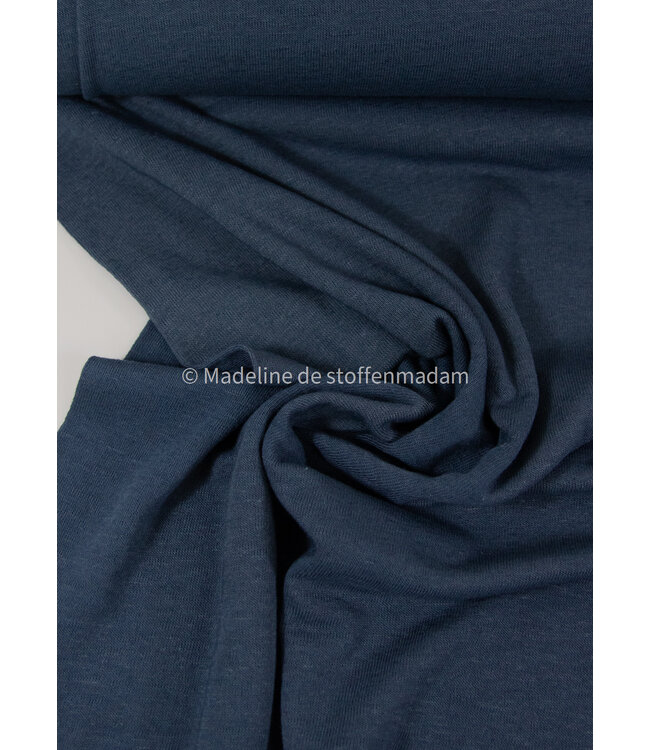denim - rekbare gebreide linnen viscose mix - linnen tricot