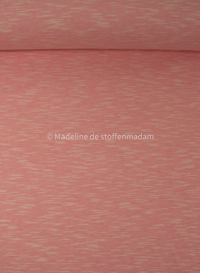 soft pink - beautiful melee jersey - 100% cotton