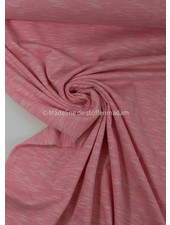 soft pink - beautiful melee jersey - 100% cotton