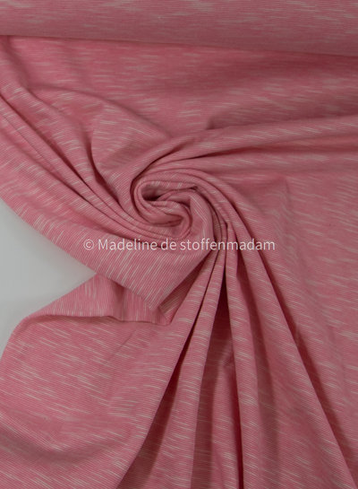 soft pink - beautiful melee jersey - 100% cotton