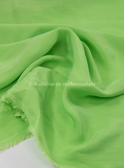 Ipeker - Vegan Textile chartreuze groen - 100% vegan cupro