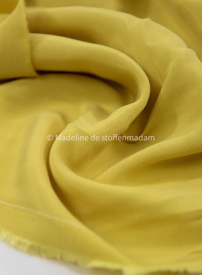 Ipeker - Vegan Textile chartreuze yellow - 100% vegan cupro