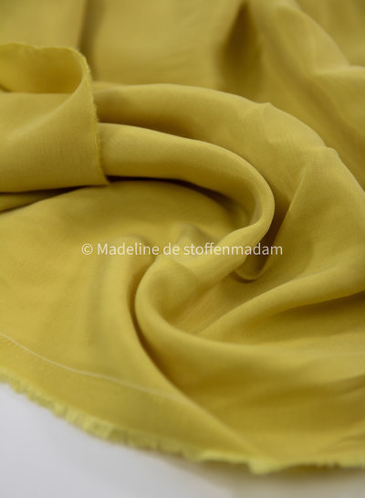Ipeker - Vegan Textile chartreuze yellow - 100% vegan cupro