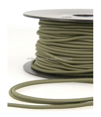 khaki - elastische koord 3mm