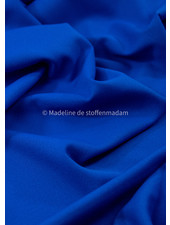 M. kobalt - zomerse viscose crepe met 3% elasthan