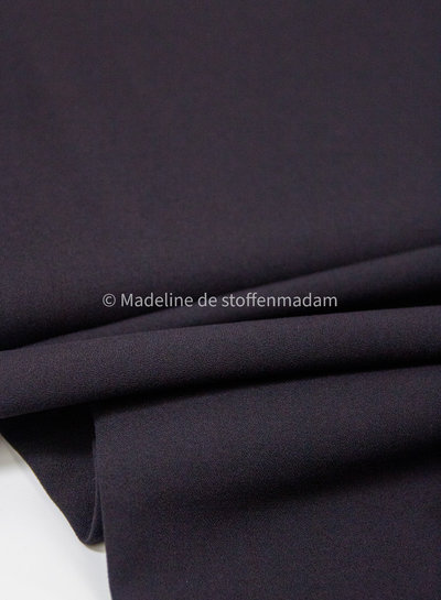 black -summer viscose crepe with 3% elasthan
