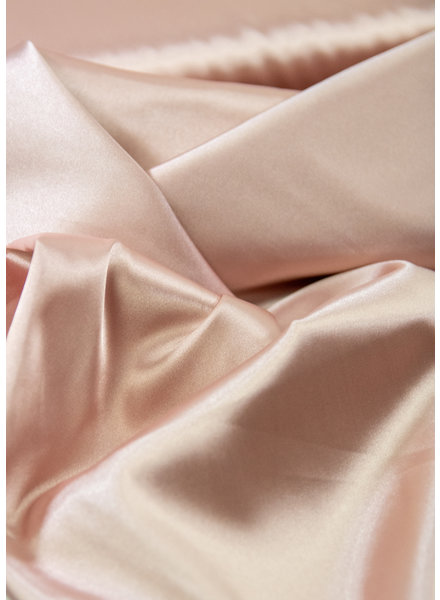 salmon - plain satin