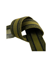 M. khak melee striped webbing - double face  - 40 mm