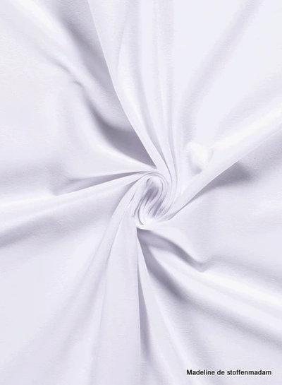 Qjutie the qjutest wit - effen tricot