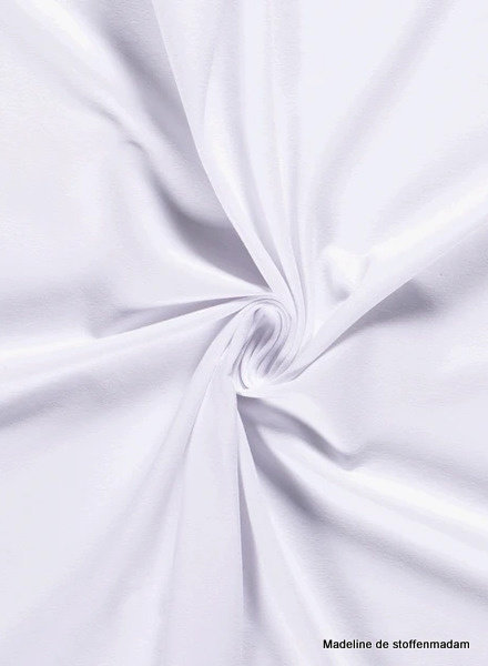 Qjutie the qjutest wit - effen tricot