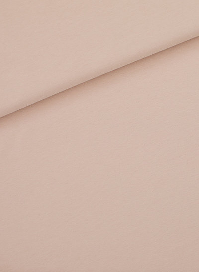 See You at Six bleekroze effen - EFFEN FRENCH TERRY