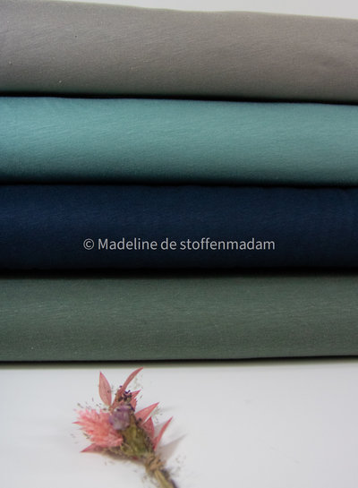A la Ville organic cotton modal mix - jersey - grijs groen