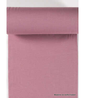 dark dusty pink - solid rib cuff