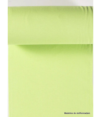 lime green - solid rib cuff