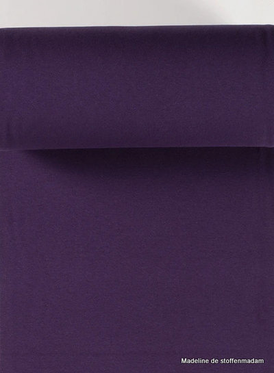 purple - solid rib cuff