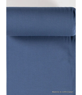 denim blue - solid rib cuff