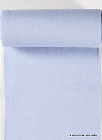 light blue - solid rib cuff