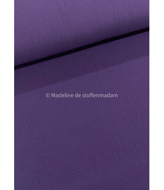 dark purple muslin fabric